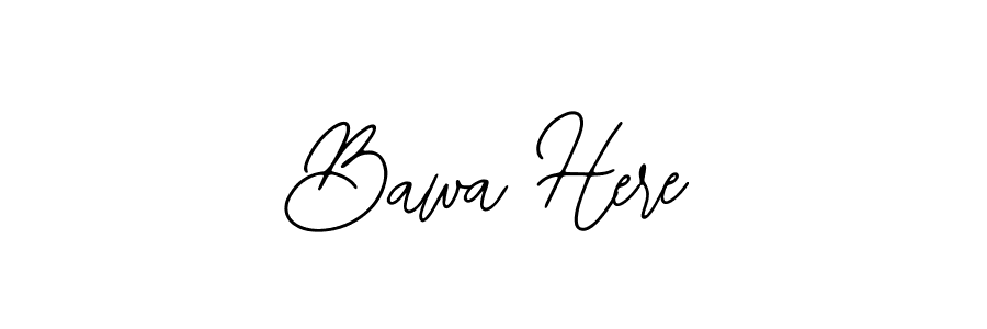 if you are searching for the best signature style for your name Bawa Here. so please give up your signature search. here we have designed multiple signature styles  using Bearetta-2O07w. Bawa Here signature style 12 images and pictures png