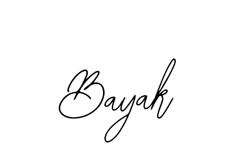 Also You can easily find your signature by using the search form. We will create Bayak name handwritten signature images for you free of cost using Bearetta-2O07w sign style. Bayak signature style 12 images and pictures png