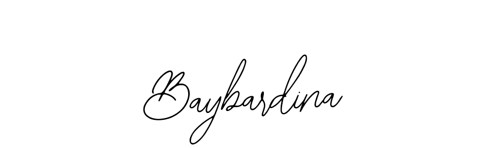 You should practise on your own different ways (Bearetta-2O07w) to write your name (Baybardina) in signature. don't let someone else do it for you. Baybardina signature style 12 images and pictures png