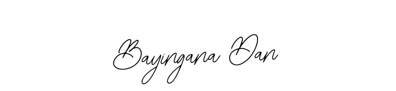 You should practise on your own different ways (Bearetta-2O07w) to write your name (Bayingana Dan) in signature. don't let someone else do it for you. Bayingana Dan signature style 12 images and pictures png