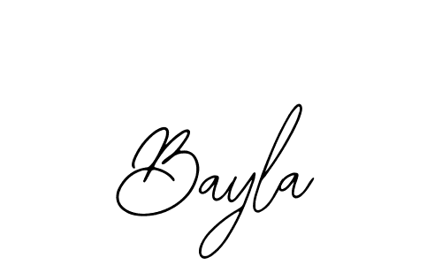 How to make Bayla name signature. Use Bearetta-2O07w style for creating short signs online. This is the latest handwritten sign. Bayla signature style 12 images and pictures png