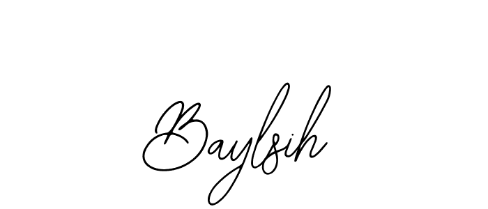 Use a signature maker to create a handwritten signature online. With this signature software, you can design (Bearetta-2O07w) your own signature for name Baylsih. Baylsih signature style 12 images and pictures png