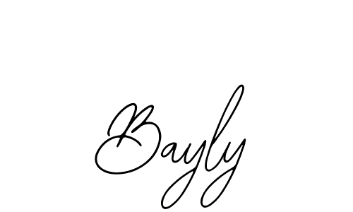 Use a signature maker to create a handwritten signature online. With this signature software, you can design (Bearetta-2O07w) your own signature for name Bayly. Bayly signature style 12 images and pictures png