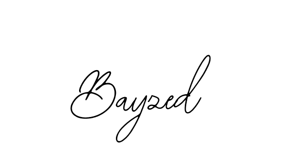 Bearetta-2O07w is a professional signature style that is perfect for those who want to add a touch of class to their signature. It is also a great choice for those who want to make their signature more unique. Get Bayzed name to fancy signature for free. Bayzed signature style 12 images and pictures png