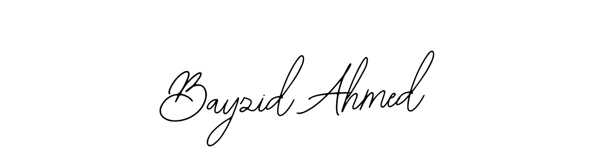 Use a signature maker to create a handwritten signature online. With this signature software, you can design (Bearetta-2O07w) your own signature for name Bayzid Ahmed. Bayzid Ahmed signature style 12 images and pictures png