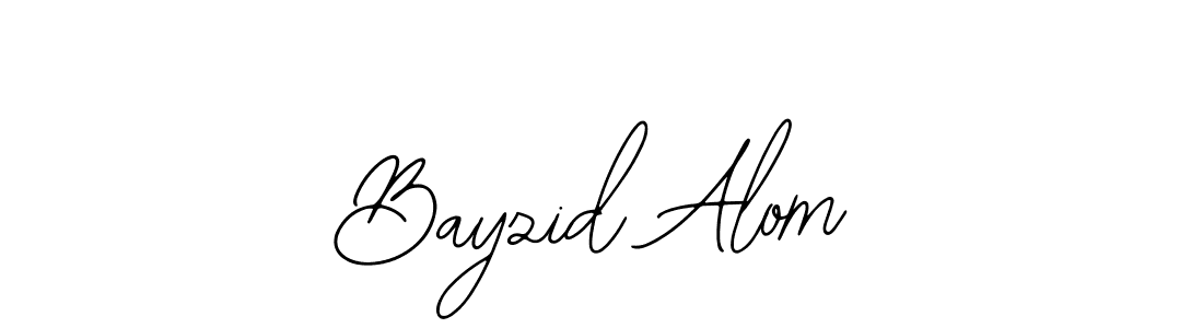 How to make Bayzid Alom name signature. Use Bearetta-2O07w style for creating short signs online. This is the latest handwritten sign. Bayzid Alom signature style 12 images and pictures png