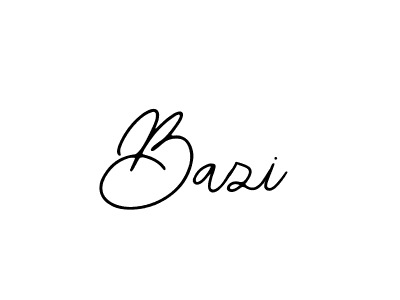 Use a signature maker to create a handwritten signature online. With this signature software, you can design (Bearetta-2O07w) your own signature for name Bazi. Bazi signature style 12 images and pictures png
