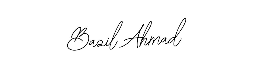 Use a signature maker to create a handwritten signature online. With this signature software, you can design (Bearetta-2O07w) your own signature for name Bazil Ahmad. Bazil Ahmad signature style 12 images and pictures png