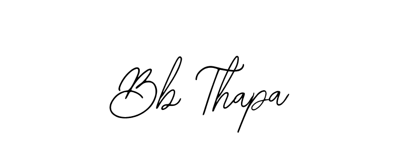 How to make Bb Thapa signature? Bearetta-2O07w is a professional autograph style. Create handwritten signature for Bb Thapa name. Bb Thapa signature style 12 images and pictures png