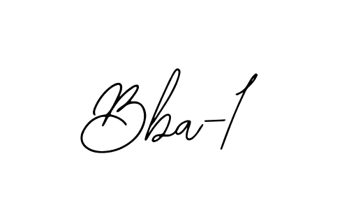 Bearetta-2O07w is a professional signature style that is perfect for those who want to add a touch of class to their signature. It is also a great choice for those who want to make their signature more unique. Get Bba-1 name to fancy signature for free. Bba-1 signature style 12 images and pictures png