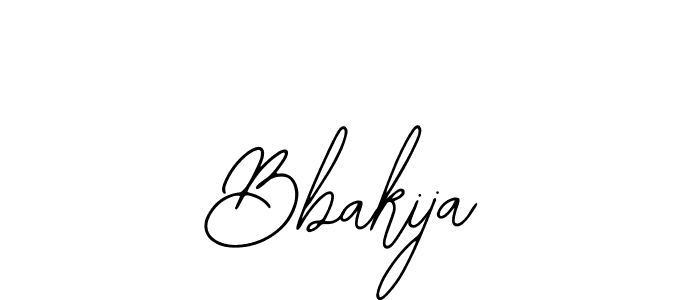 Make a beautiful signature design for name Bbakija. With this signature (Bearetta-2O07w) style, you can create a handwritten signature for free. Bbakija signature style 12 images and pictures png