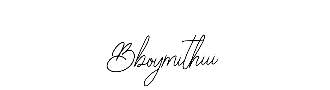 Design your own signature with our free online signature maker. With this signature software, you can create a handwritten (Bearetta-2O07w) signature for name Bboymithiii. Bboymithiii signature style 12 images and pictures png