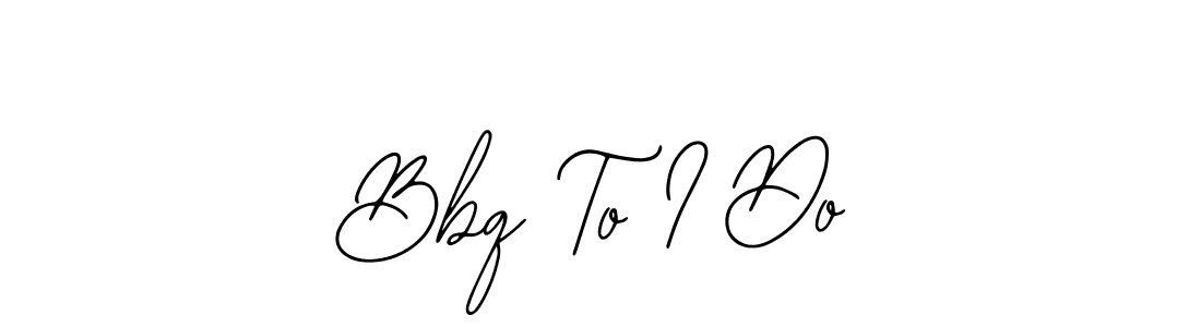 Also You can easily find your signature by using the search form. We will create Bbq To I Do name handwritten signature images for you free of cost using Bearetta-2O07w sign style. Bbq To I Do signature style 12 images and pictures png