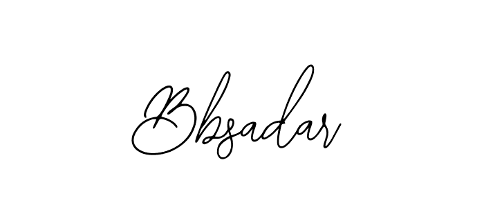 How to Draw Bbsadar signature style? Bearetta-2O07w is a latest design signature styles for name Bbsadar. Bbsadar signature style 12 images and pictures png