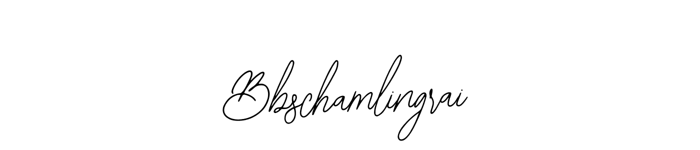 Use a signature maker to create a handwritten signature online. With this signature software, you can design (Bearetta-2O07w) your own signature for name Bbschamlingrai. Bbschamlingrai signature style 12 images and pictures png