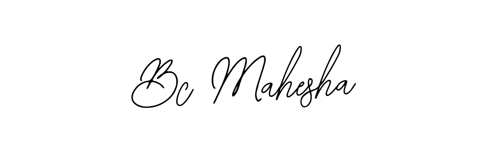 Make a beautiful signature design for name Bc Mahesha. Use this online signature maker to create a handwritten signature for free. Bc Mahesha signature style 12 images and pictures png