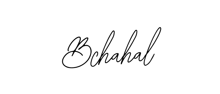 Create a beautiful signature design for name Bchahal. With this signature (Bearetta-2O07w) fonts, you can make a handwritten signature for free. Bchahal signature style 12 images and pictures png