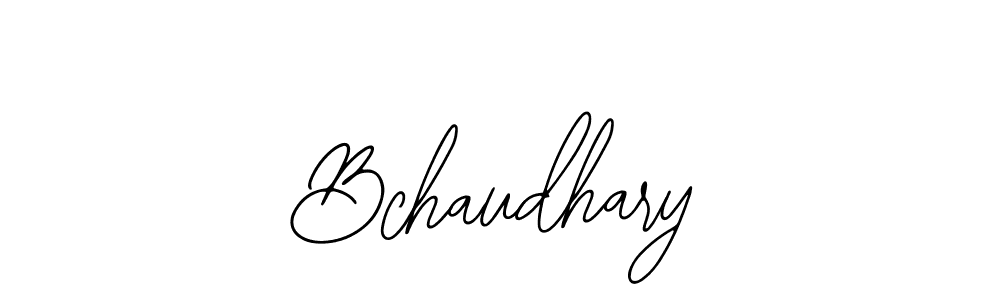 Create a beautiful signature design for name Bchaudhary. With this signature (Bearetta-2O07w) fonts, you can make a handwritten signature for free. Bchaudhary signature style 12 images and pictures png