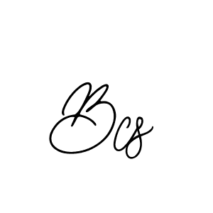 You should practise on your own different ways (Bearetta-2O07w) to write your name (Bcs) in signature. don't let someone else do it for you. Bcs signature style 12 images and pictures png