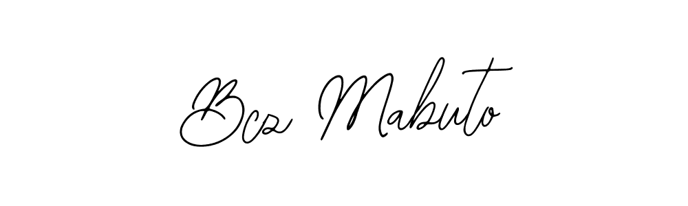 Bearetta-2O07w is a professional signature style that is perfect for those who want to add a touch of class to their signature. It is also a great choice for those who want to make their signature more unique. Get Bcz Mabuto name to fancy signature for free. Bcz Mabuto signature style 12 images and pictures png
