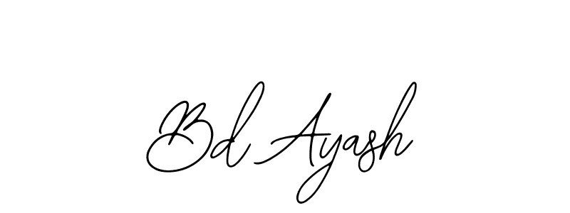 Bearetta-2O07w is a professional signature style that is perfect for those who want to add a touch of class to their signature. It is also a great choice for those who want to make their signature more unique. Get Bd Ayash name to fancy signature for free. Bd Ayash signature style 12 images and pictures png