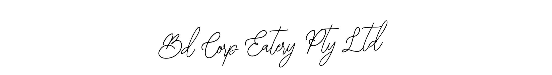 Create a beautiful signature design for name Bd Corp Eatery Pty Ltd. With this signature (Bearetta-2O07w) fonts, you can make a handwritten signature for free. Bd Corp Eatery Pty Ltd signature style 12 images and pictures png