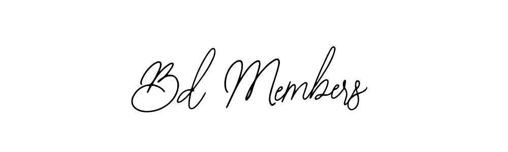 Design your own signature with our free online signature maker. With this signature software, you can create a handwritten (Bearetta-2O07w) signature for name Bd Members. Bd Members signature style 12 images and pictures png