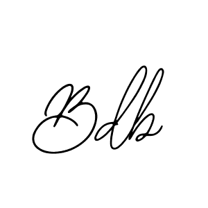 Design your own signature with our free online signature maker. With this signature software, you can create a handwritten (Bearetta-2O07w) signature for name Bdb. Bdb signature style 12 images and pictures png