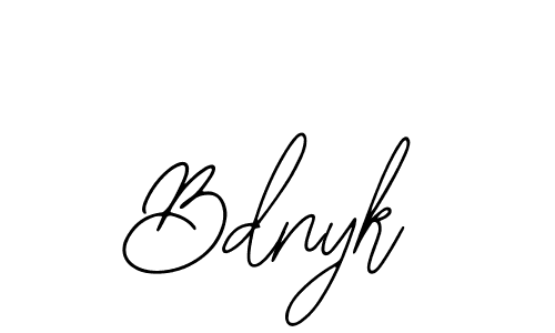 You should practise on your own different ways (Bearetta-2O07w) to write your name (Bdnyk) in signature. don't let someone else do it for you. Bdnyk signature style 12 images and pictures png