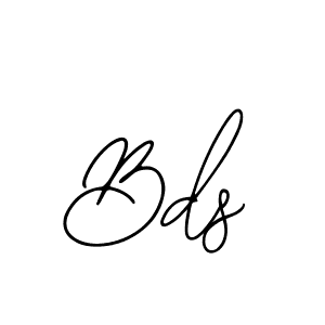 Design your own signature with our free online signature maker. With this signature software, you can create a handwritten (Bearetta-2O07w) signature for name Bds. Bds signature style 12 images and pictures png