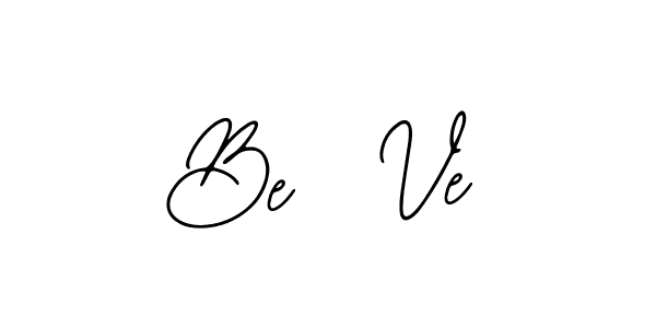 How to make Be  Ve name signature. Use Bearetta-2O07w style for creating short signs online. This is the latest handwritten sign. Be  Ve signature style 12 images and pictures png