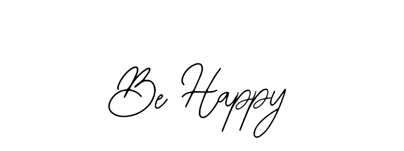 How to make Be Happy name signature. Use Bearetta-2O07w style for creating short signs online. This is the latest handwritten sign. Be Happy signature style 12 images and pictures png