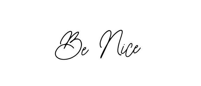 How to Draw Be Nice signature style? Bearetta-2O07w is a latest design signature styles for name Be Nice. Be Nice signature style 12 images and pictures png