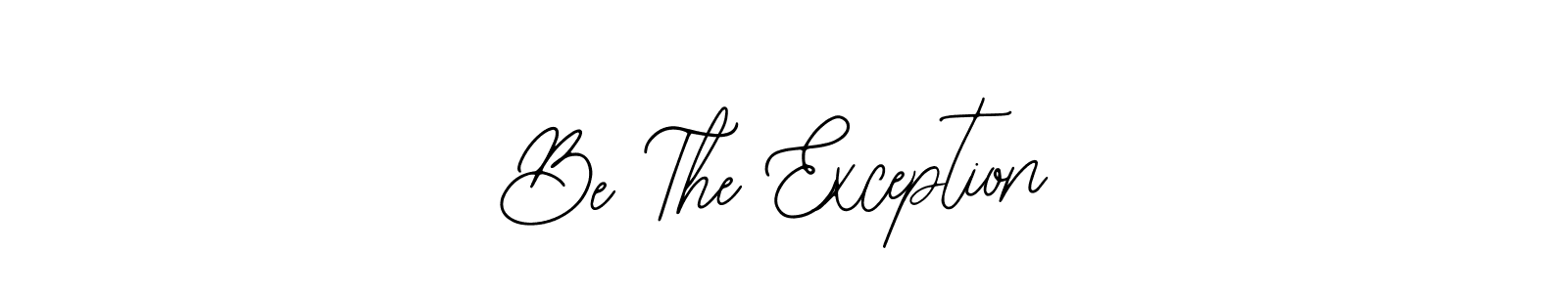 Make a beautiful signature design for name Be The Exception. Use this online signature maker to create a handwritten signature for free. Be The Exception signature style 12 images and pictures png