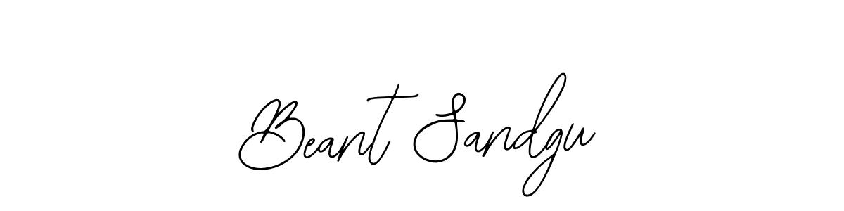 Similarly Bearetta-2O07w is the best handwritten signature design. Signature creator online .You can use it as an online autograph creator for name Beant Sandgu. Beant Sandgu signature style 12 images and pictures png