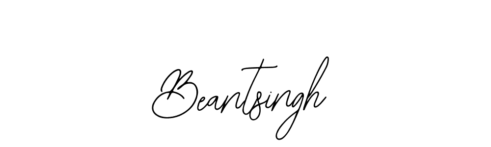 Create a beautiful signature design for name Beantsingh. With this signature (Bearetta-2O07w) fonts, you can make a handwritten signature for free. Beantsingh signature style 12 images and pictures png