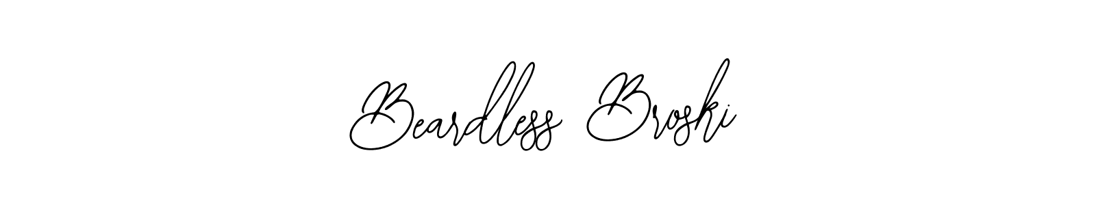 This is the best signature style for the Beardless Broski name. Also you like these signature font (Bearetta-2O07w). Mix name signature. Beardless Broski signature style 12 images and pictures png