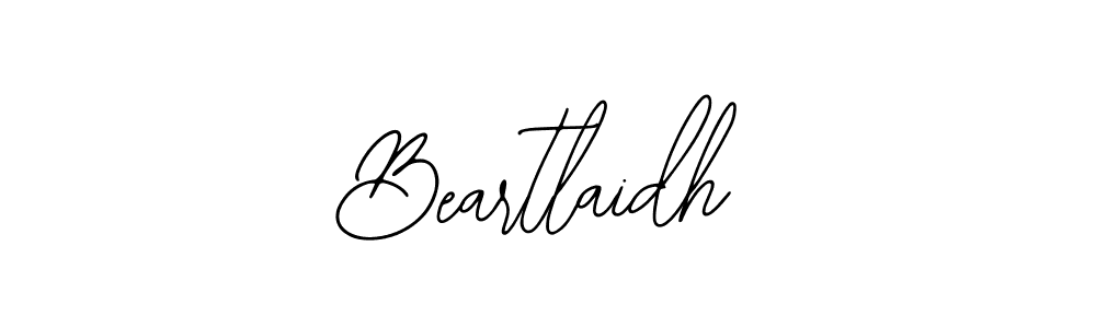 Similarly Bearetta-2O07w is the best handwritten signature design. Signature creator online .You can use it as an online autograph creator for name Beartlaidh. Beartlaidh signature style 12 images and pictures png