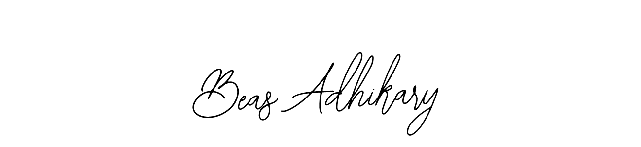 Bearetta-2O07w is a professional signature style that is perfect for those who want to add a touch of class to their signature. It is also a great choice for those who want to make their signature more unique. Get Beas Adhikary name to fancy signature for free. Beas Adhikary signature style 12 images and pictures png