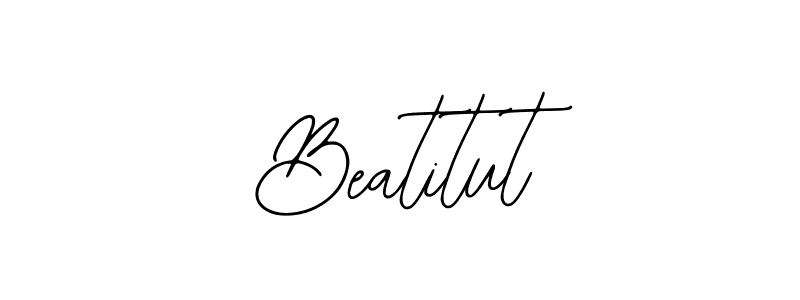 How to make Beatitut signature? Bearetta-2O07w is a professional autograph style. Create handwritten signature for Beatitut name. Beatitut signature style 12 images and pictures png