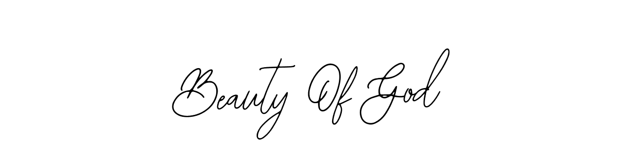 How to make Beauty Of God name signature. Use Bearetta-2O07w style for creating short signs online. This is the latest handwritten sign. Beauty Of God signature style 12 images and pictures png