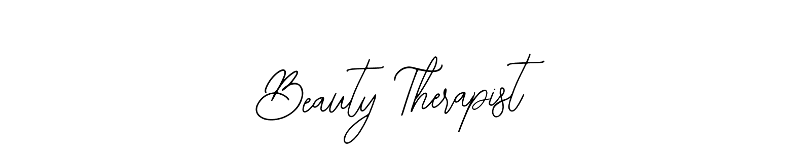 This is the best signature style for the Beauty Therapist name. Also you like these signature font (Bearetta-2O07w). Mix name signature. Beauty Therapist signature style 12 images and pictures png