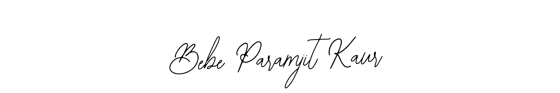 How to Draw Bebe Paramjit Kaur signature style? Bearetta-2O07w is a latest design signature styles for name Bebe Paramjit Kaur. Bebe Paramjit Kaur signature style 12 images and pictures png