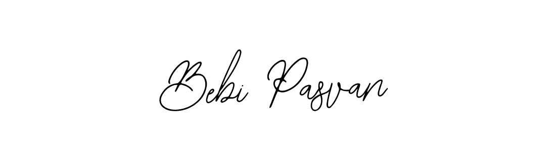 How to make Bebi Pasvan name signature. Use Bearetta-2O07w style for creating short signs online. This is the latest handwritten sign. Bebi Pasvan signature style 12 images and pictures png