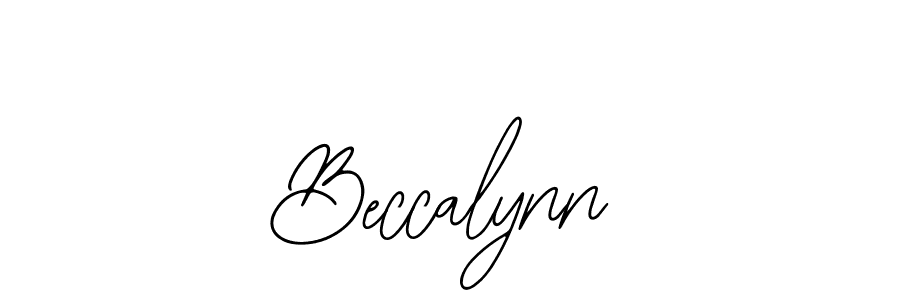 Create a beautiful signature design for name Beccalynn. With this signature (Bearetta-2O07w) fonts, you can make a handwritten signature for free. Beccalynn signature style 12 images and pictures png