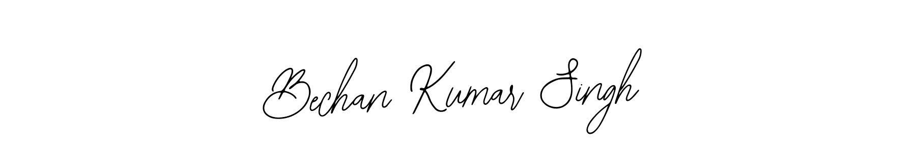 Also we have Bechan Kumar Singh name is the best signature style. Create professional handwritten signature collection using Bearetta-2O07w autograph style. Bechan Kumar Singh signature style 12 images and pictures png