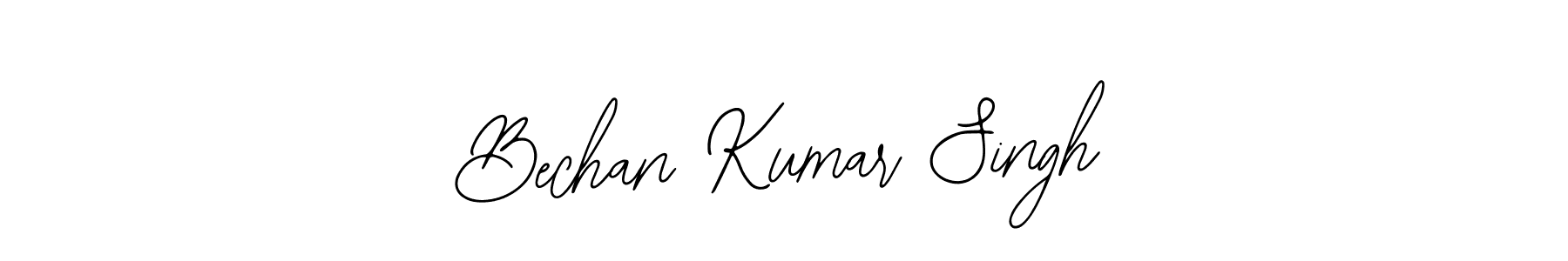 Also we have Bechan Kumar Singh name is the best signature style. Create professional handwritten signature collection using Bearetta-2O07w autograph style. Bechan Kumar Singh signature style 12 images and pictures png