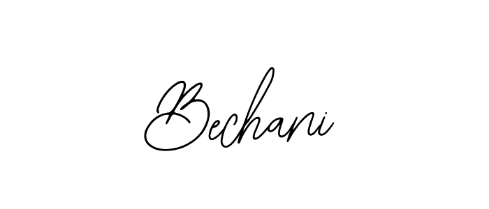Similarly Bearetta-2O07w is the best handwritten signature design. Signature creator online .You can use it as an online autograph creator for name Bechani. Bechani signature style 12 images and pictures png