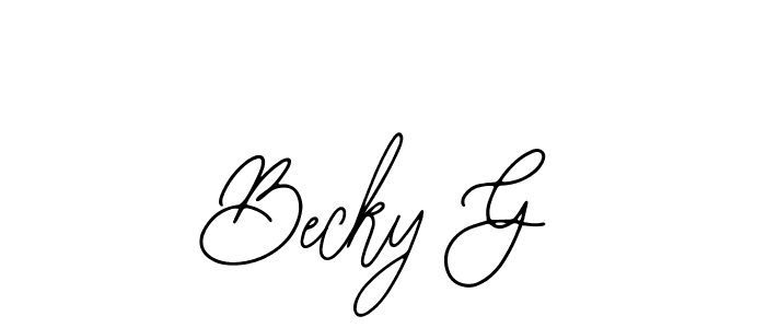 How to Draw Becky G signature style? Bearetta-2O07w is a latest design signature styles for name Becky G. Becky G signature style 12 images and pictures png