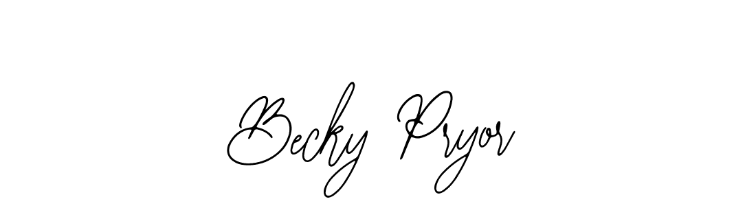 The best way (Bearetta-2O07w) to make a short signature is to pick only two or three words in your name. The name Becky Pryor include a total of six letters. For converting this name. Becky Pryor signature style 12 images and pictures png